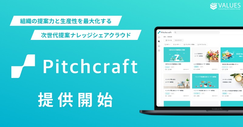 ナレッジシェアの新時代、ヴァリューズのPitchcraftが解決策に