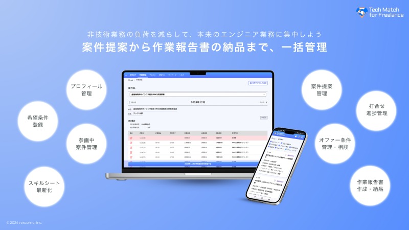 DXがフリーランスの働き方を革新！TechMatch for Freelanceで実現する新時代の働き方